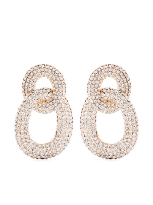 Crystal earrings SELF PORTRAIT | RS25620EGOLD